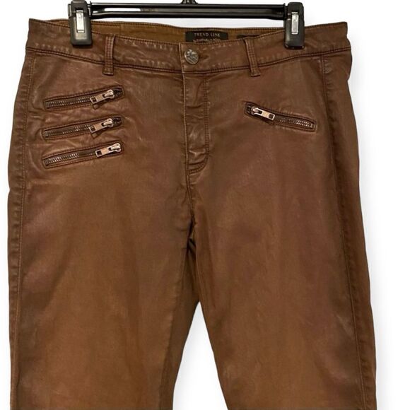 Raffaello Rossi Brandy Slim Leg Trend Line Trousers Size 42 - Picture 4 of 9